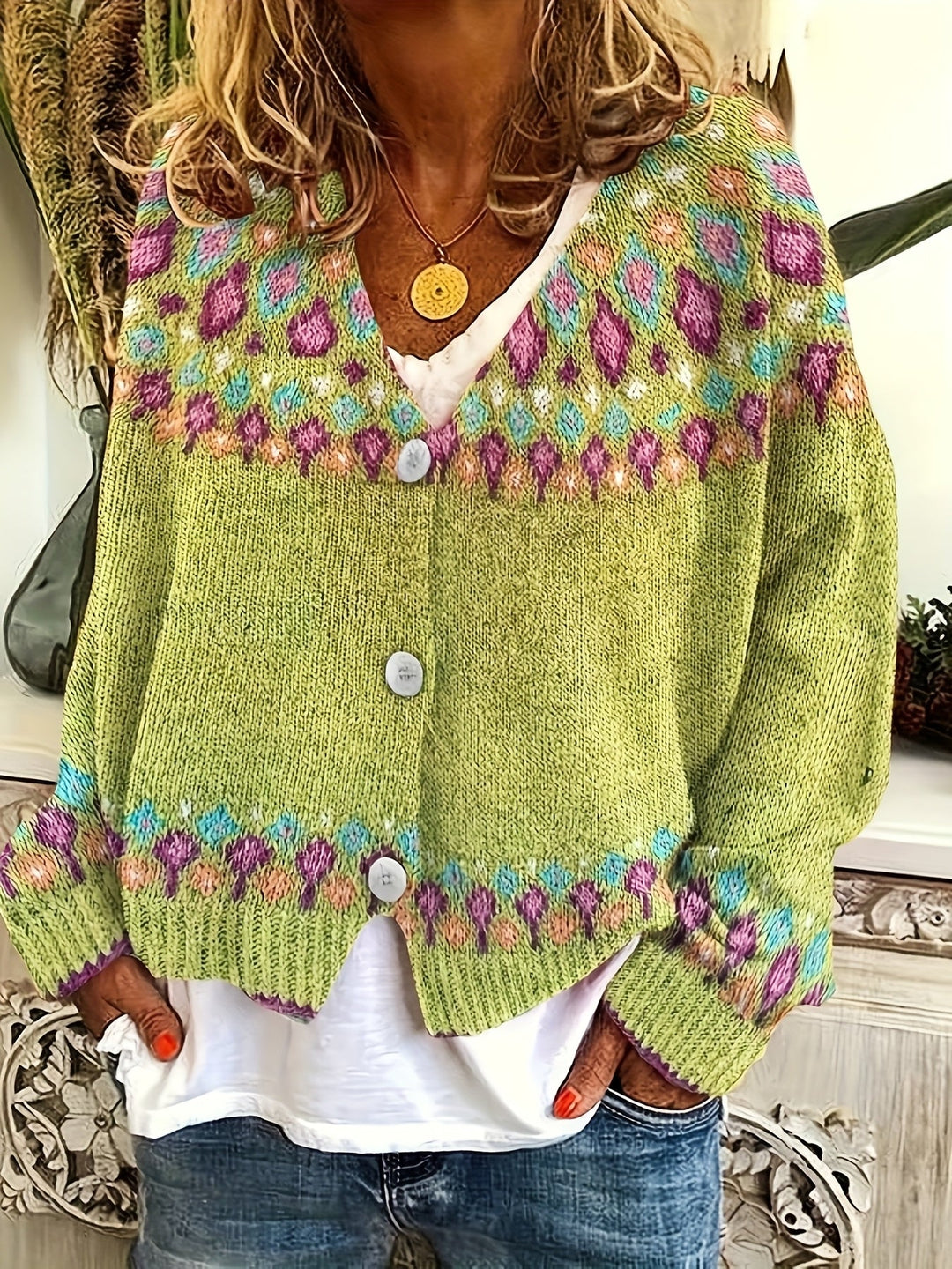 Esme | Nordic Patroon Cardigan