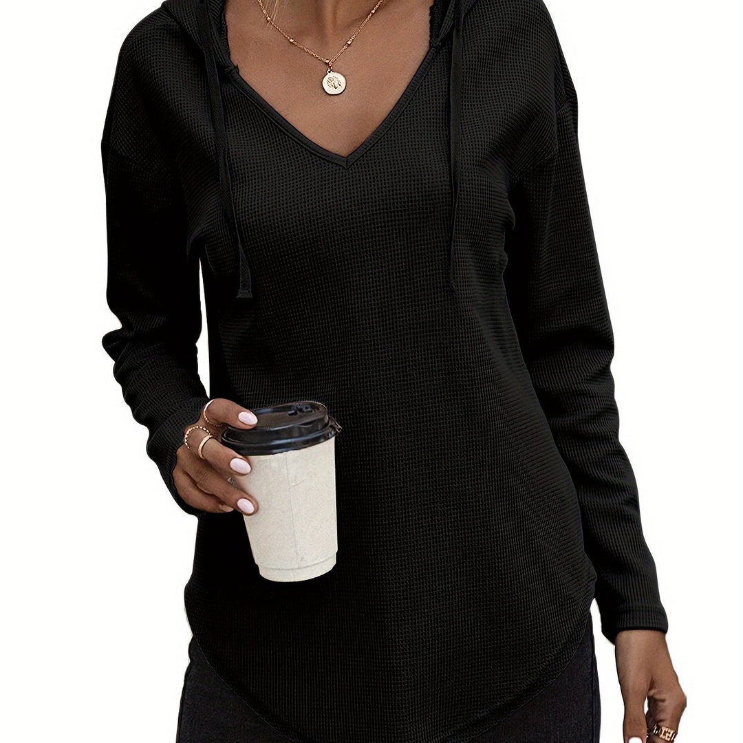 Kendra | Ontspannen V-Hals Hoodie