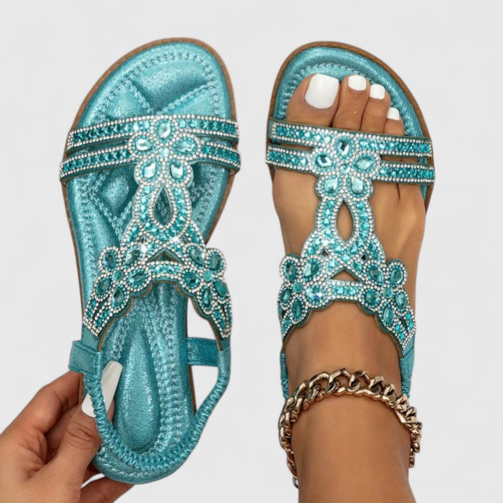 Rebecca | Elegante Orthopedische Beads Sandalen