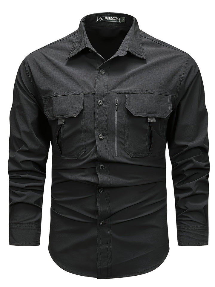 Duncan | Robuuste Multi-Pocket Cargo Shirt
