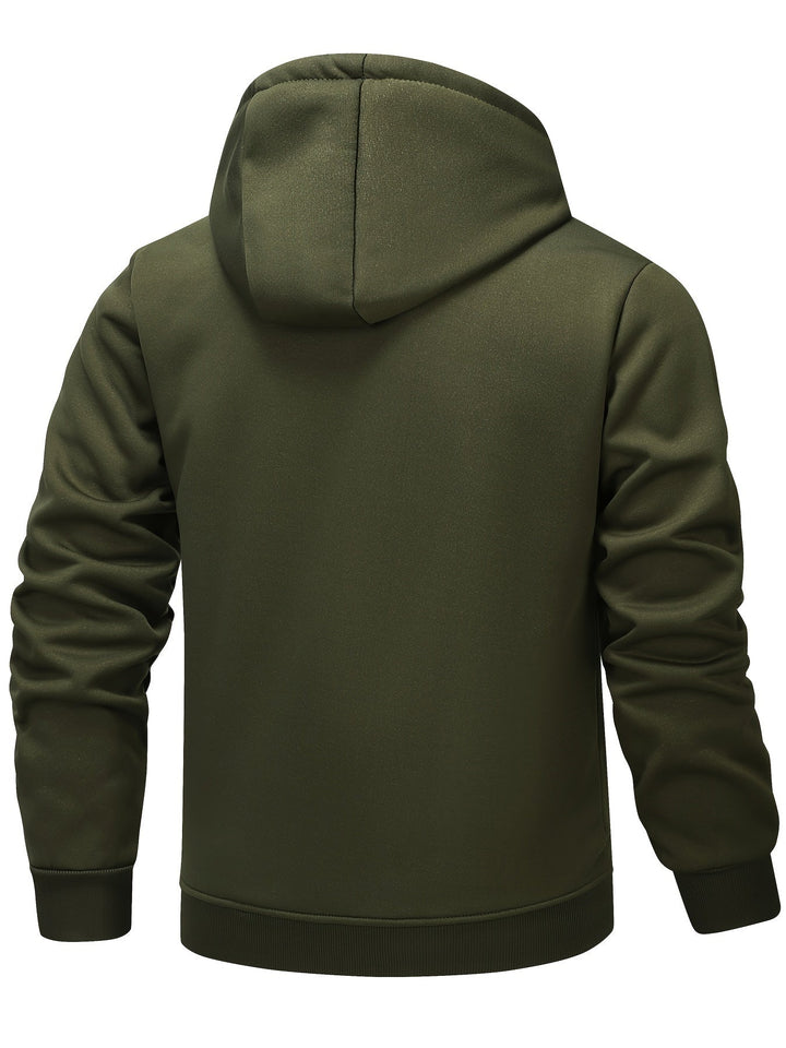 Russell | Gezellige Hooded Zip-Up Jas