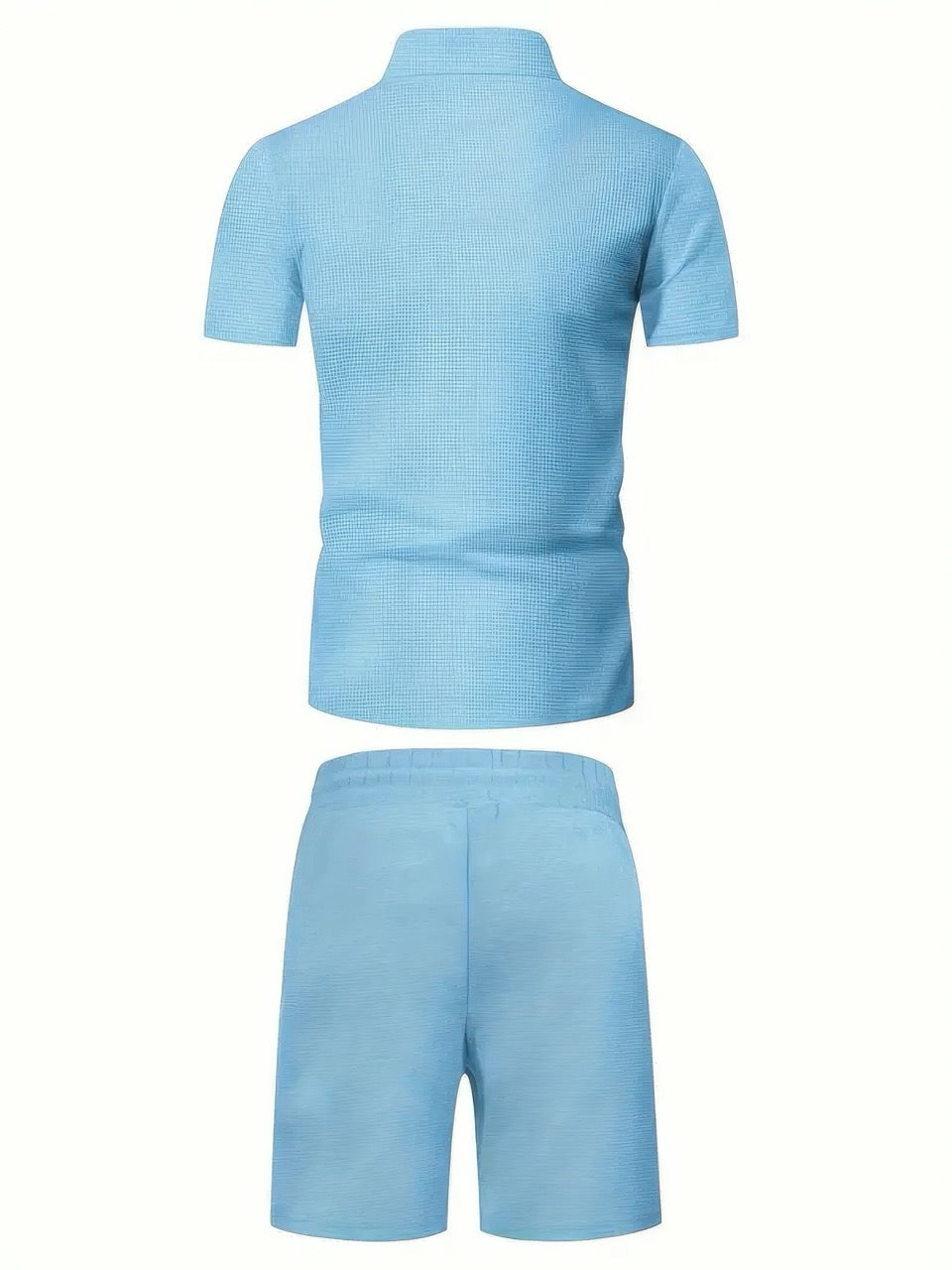 Grayson | Klassieke Rits Shirt en Korte Set