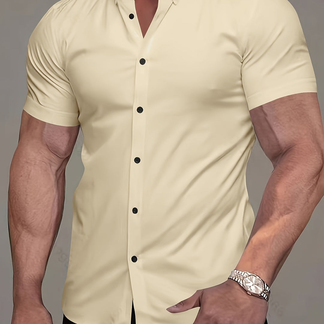 Weston | Verfijnde Korte Mouwen Shirt