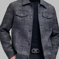 Fletcher | Geprinte Trucker Jacket
