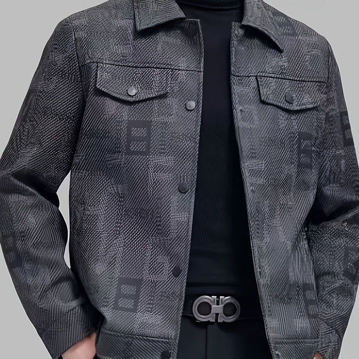 Fletcher | Geprinte Trucker Jacket