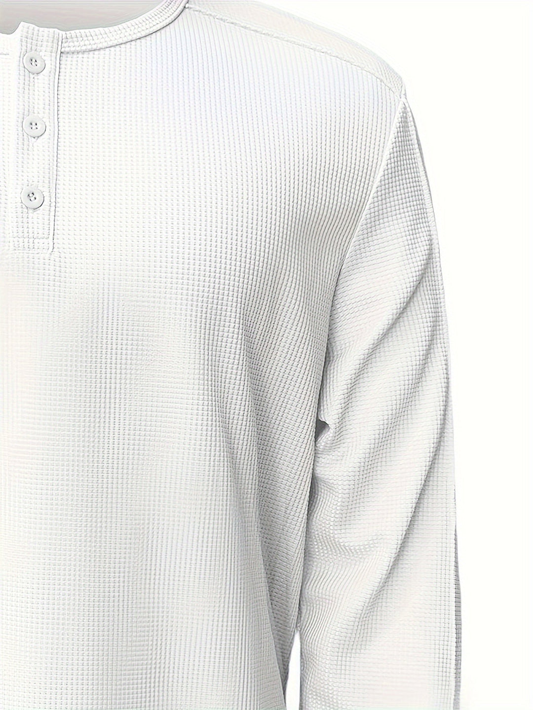 Carson | Getextureerde Lange Mouwen Henley