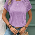 Marianne | T-shirt met Kantmouwen