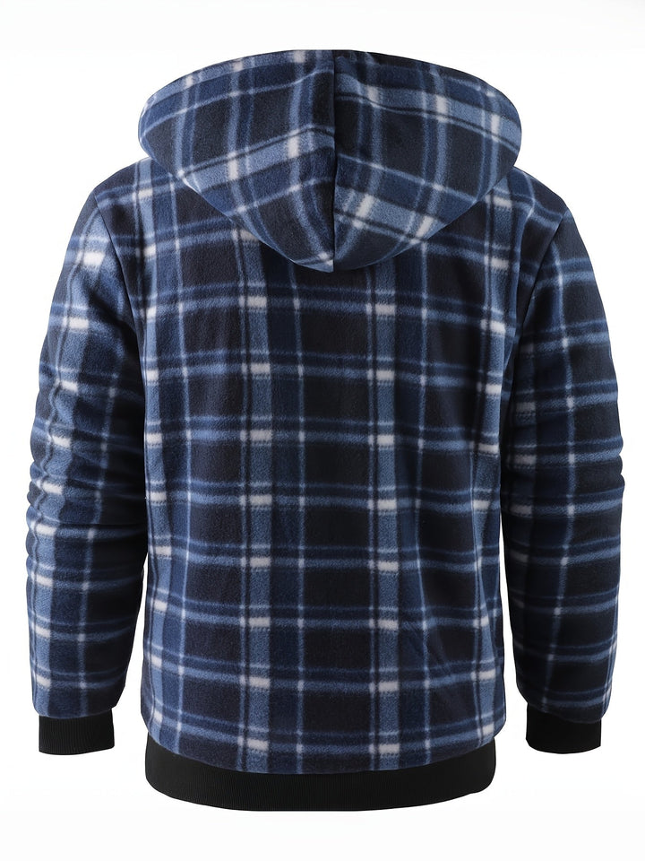Declan | Gezellige Hooded Zip-Up Jacket