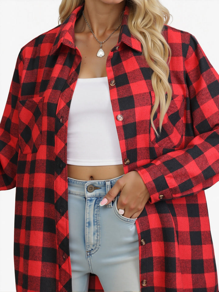 Everly | Ontspannen Buffalo Check Shirt