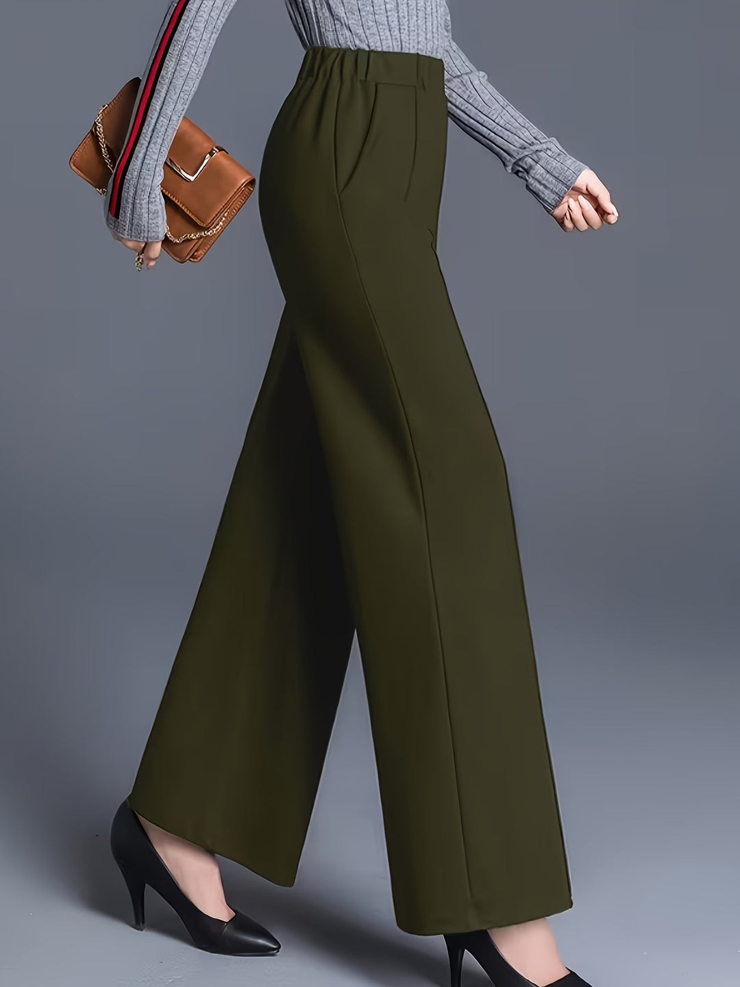 Claudia | Hoge Taille Wijde Pantalon