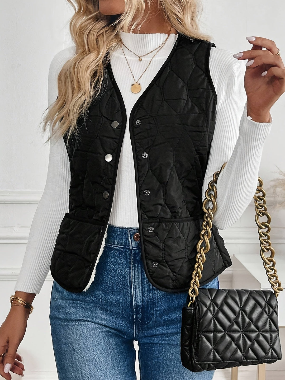 Kendra | Omkeerbare Gequiltde Vest