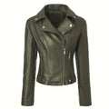 Mabel | Sculpted Zip-Front Moto Jacket