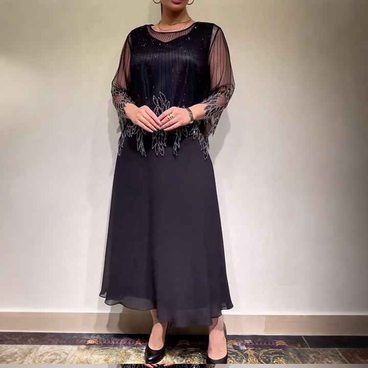 Ava | Stijlvolle Casual Midi Jurk