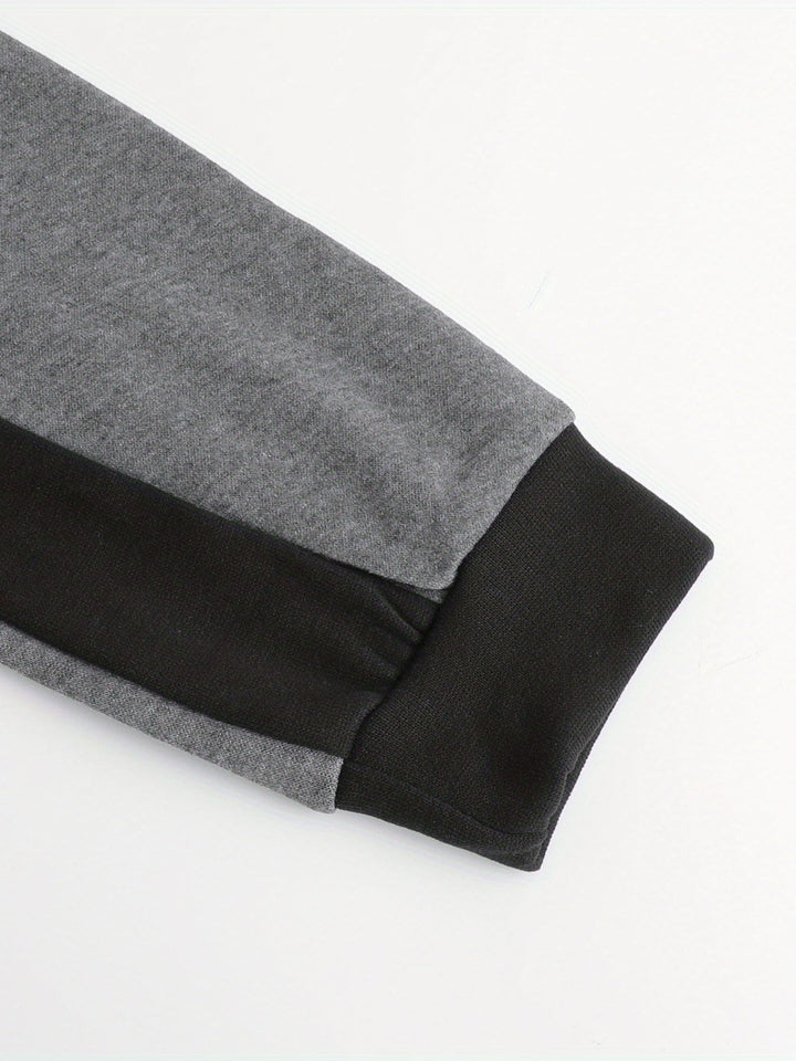 Bryce | Kleurblok Zip-Up Hoodie