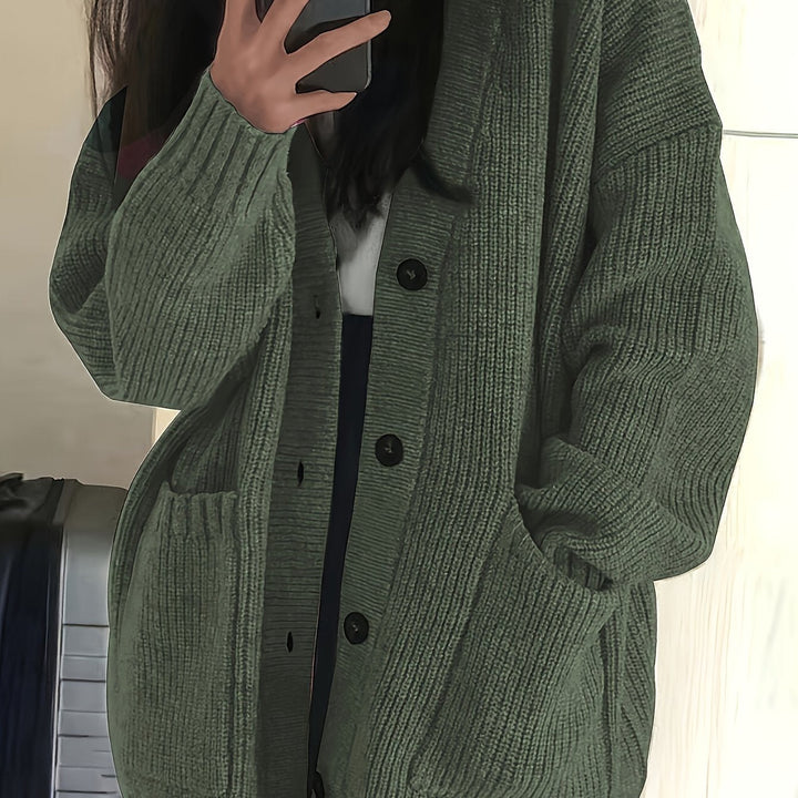 Maisie | Ontspannen Knop-Front Cardigan