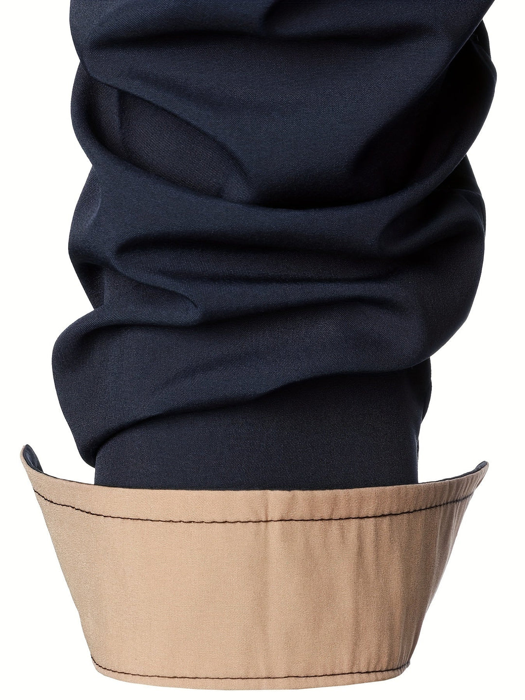 Lucille | Contrast-Trim Lange Mouw Shirt