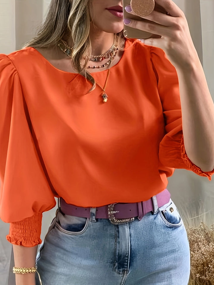 Ellen | Blouse met Pofmouwen