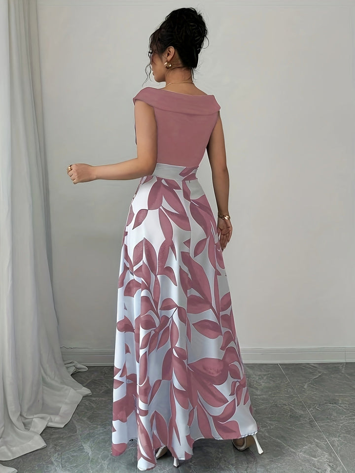 Lucille | Elegante Bloemen Maxi Jurk