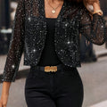 Elaine | Shimmer Cropped Jacket