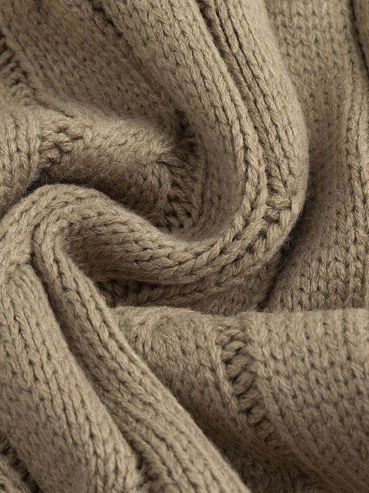 Walter | Cardigan met Sjaalkraag en Kabelpatroon