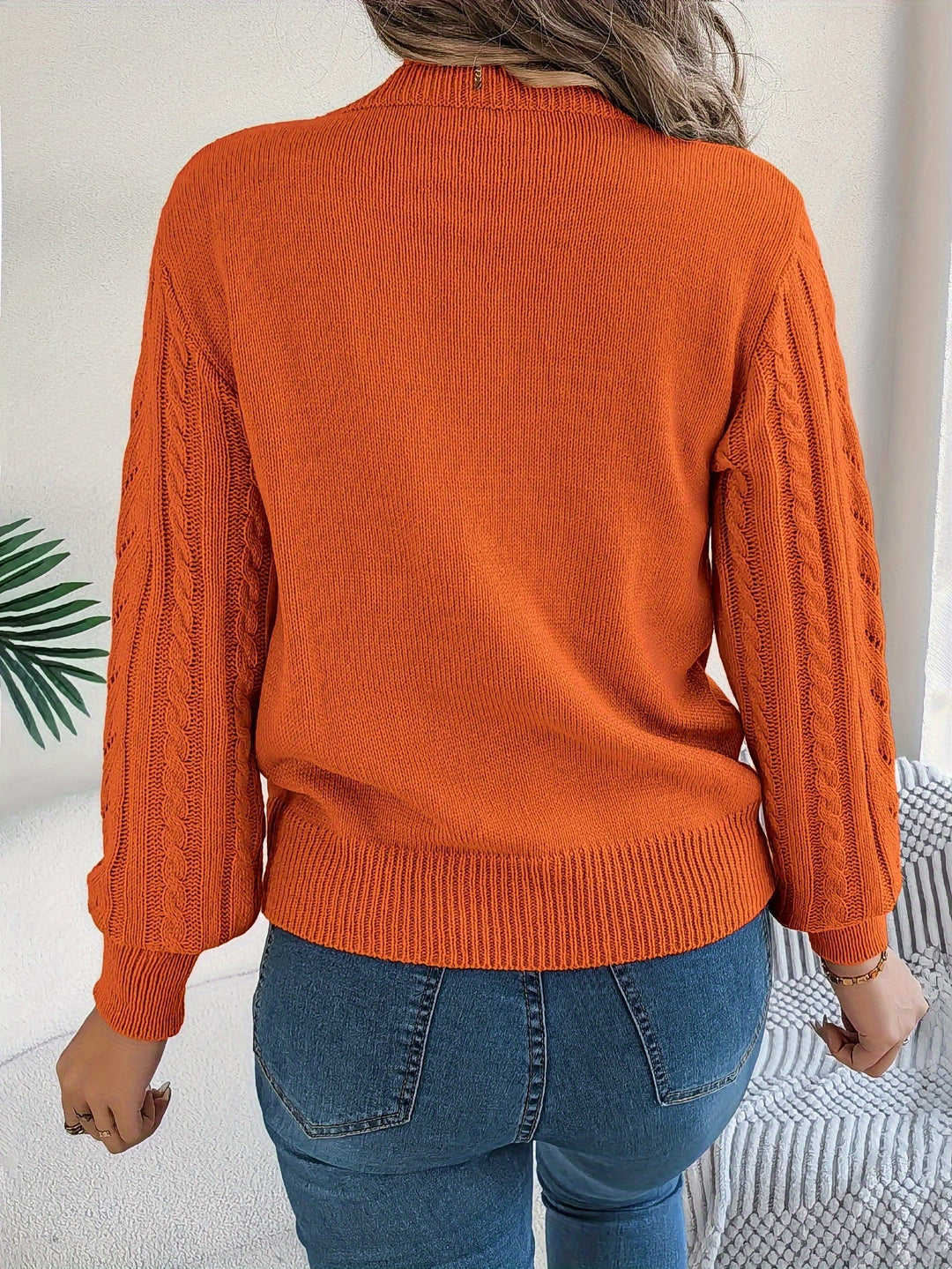 Blythe | Kabelgebreide Textuurtrui