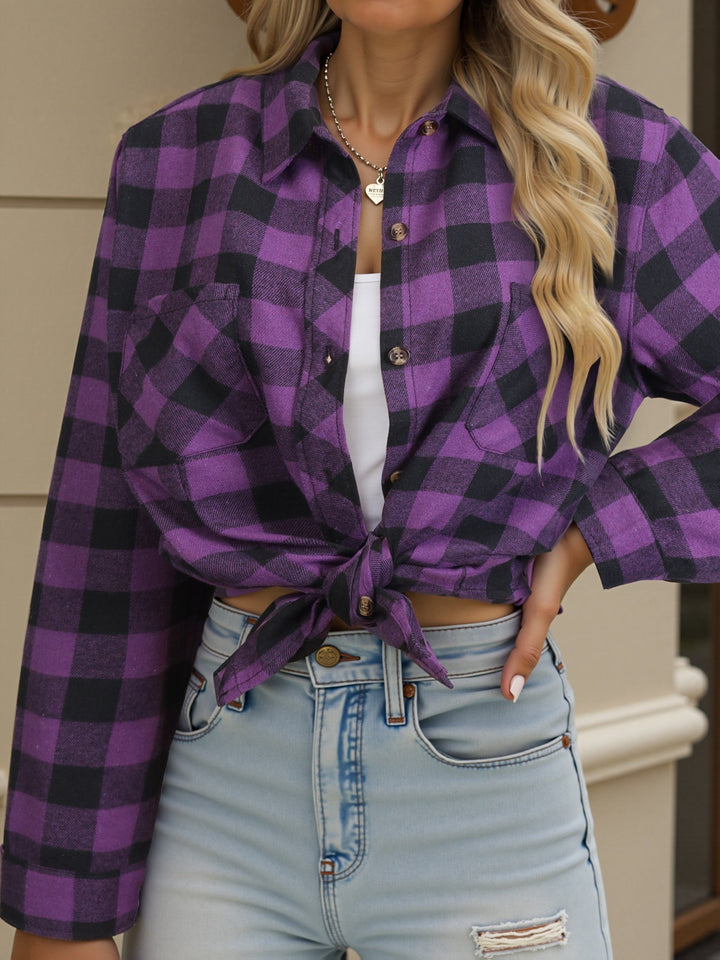 Everly | Ontspannen Buffalo Check Shirt