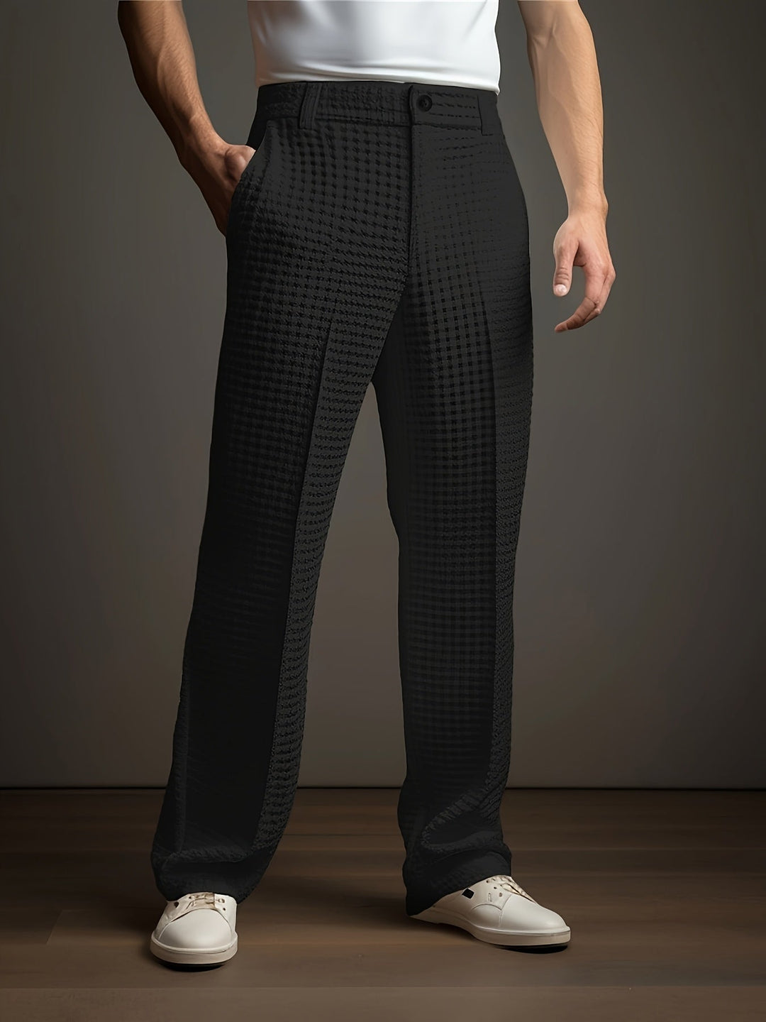 Harold | Ontspannen Textuur Broek