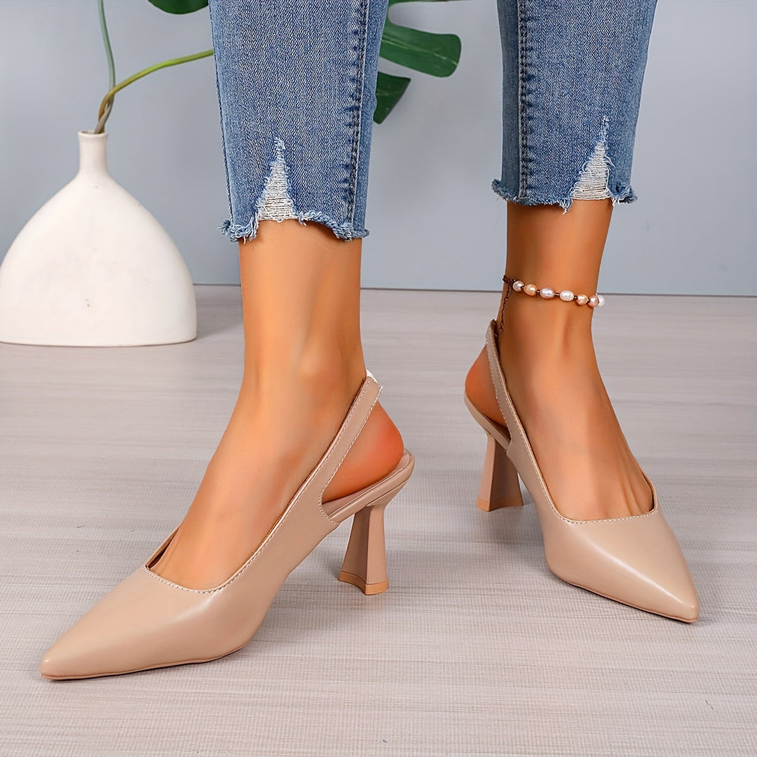 Sophia | Elegante Slingback Puntige Hakken