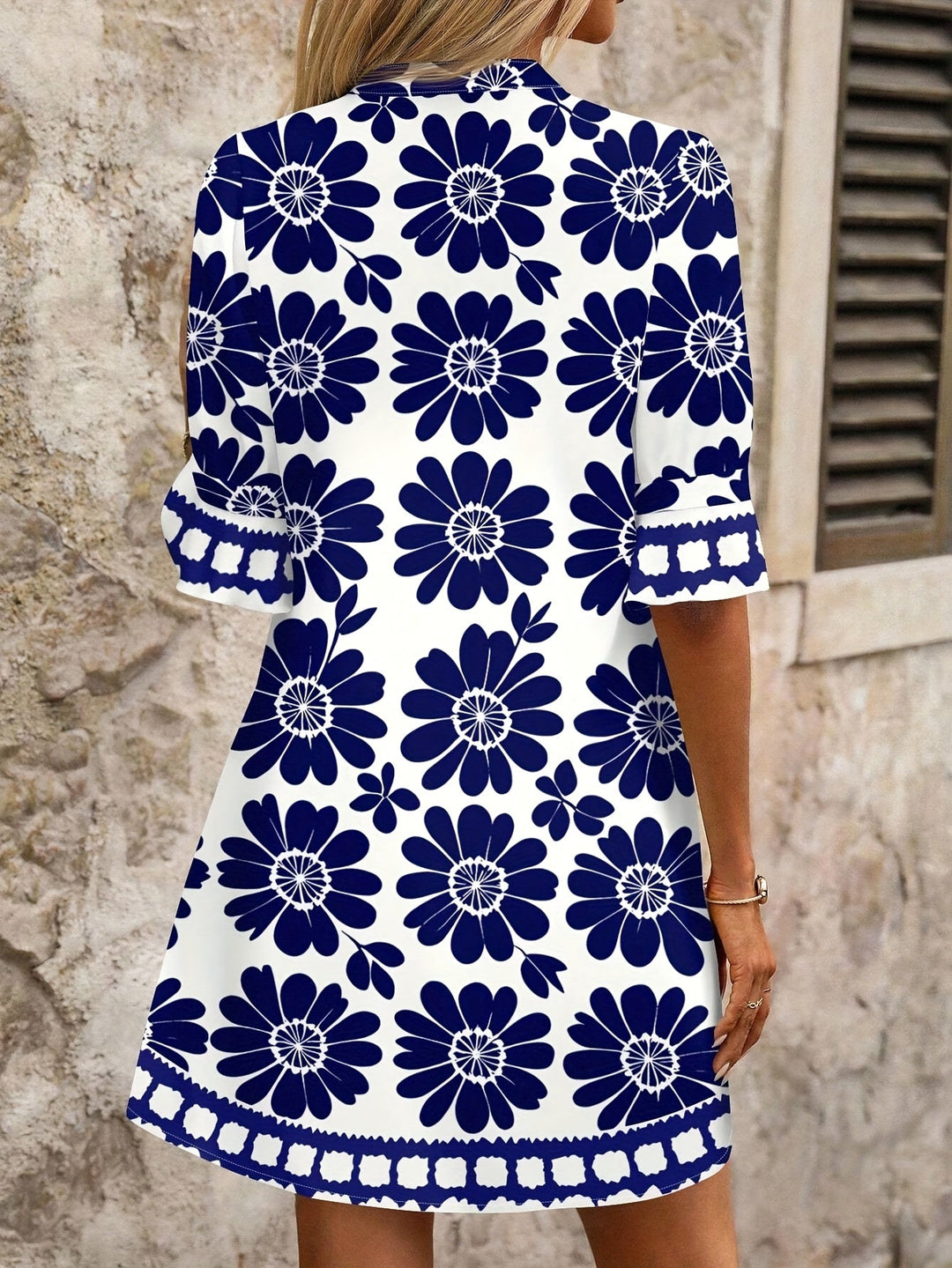 Georgia | Bloemen Mini Jurk