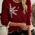 Holly | Sneeuwvlok Crewneck Trui