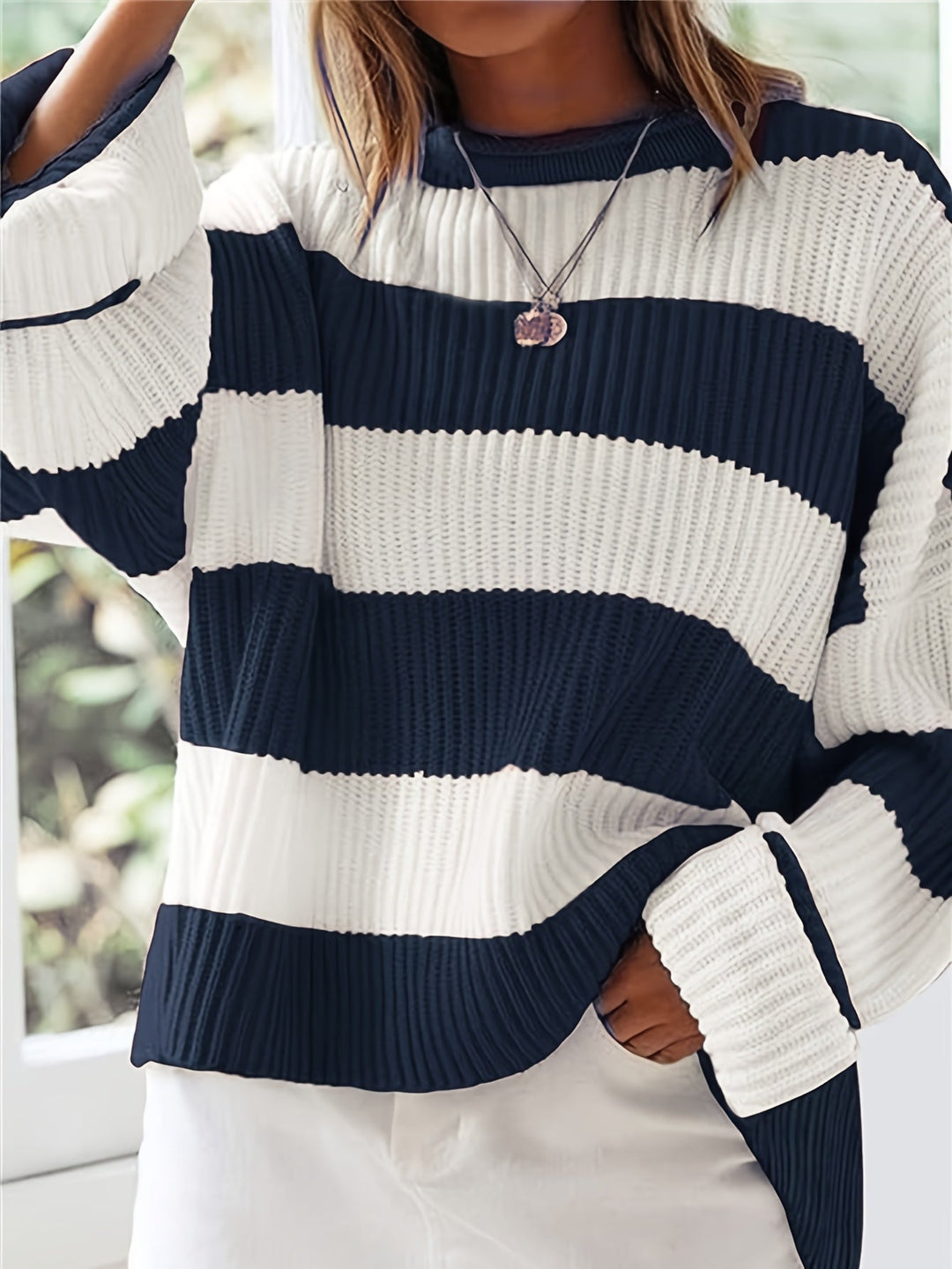 Ivy | Ontspannen Colorblock Trui