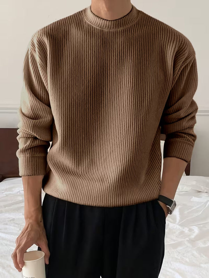 Kellan | Trui Langsleeve Geribbelde Shirt