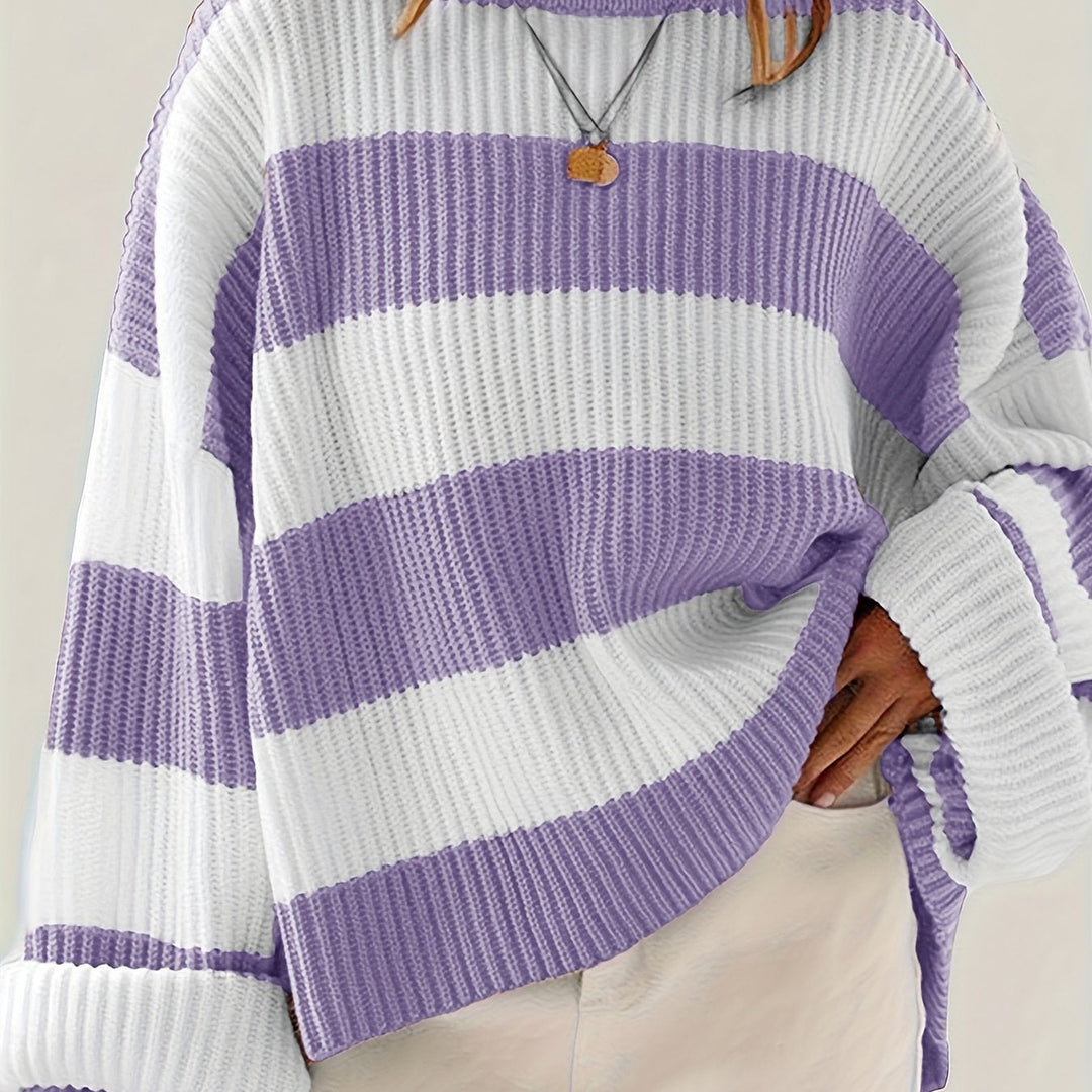 Ivy | Ontspannen Colorblock Trui