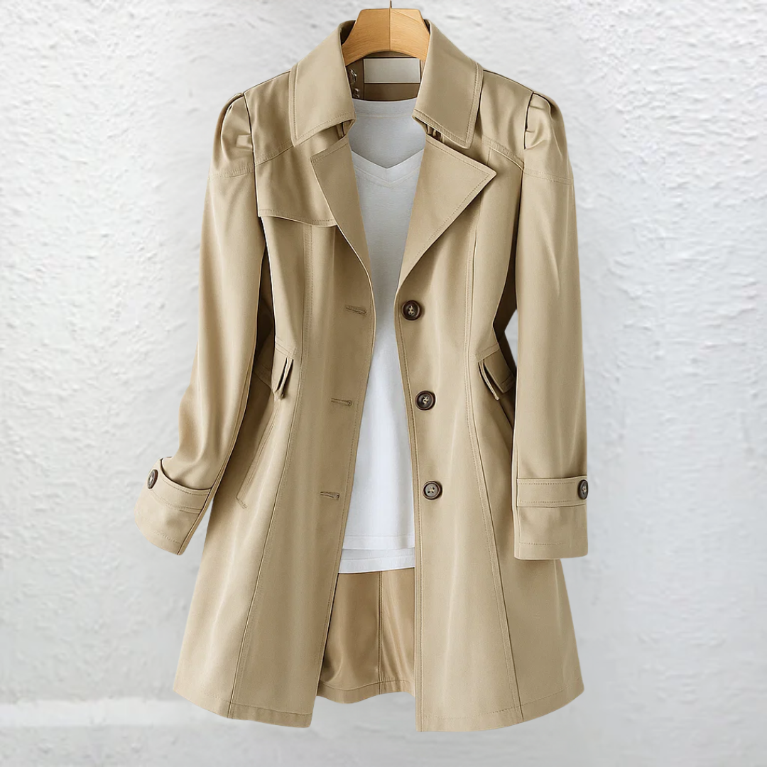 Vicki | Vintage Trenchkraag Jas