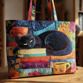Melissa | Artistieke Multicolor Kat Schoudertas