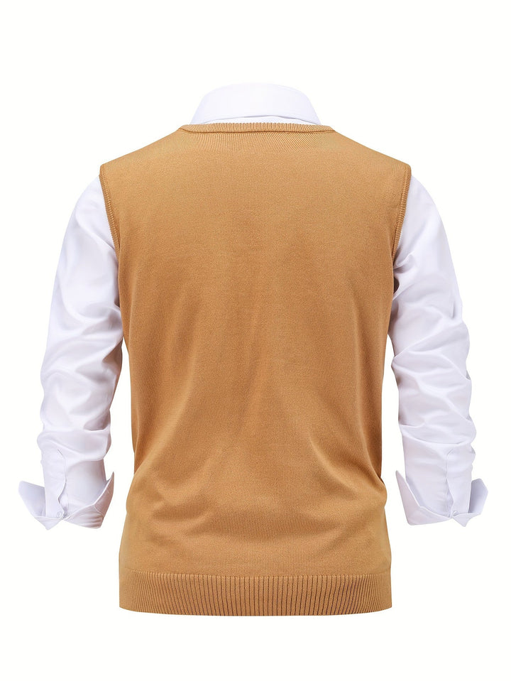 Chandler | Klassieke Argyle Trui Vest