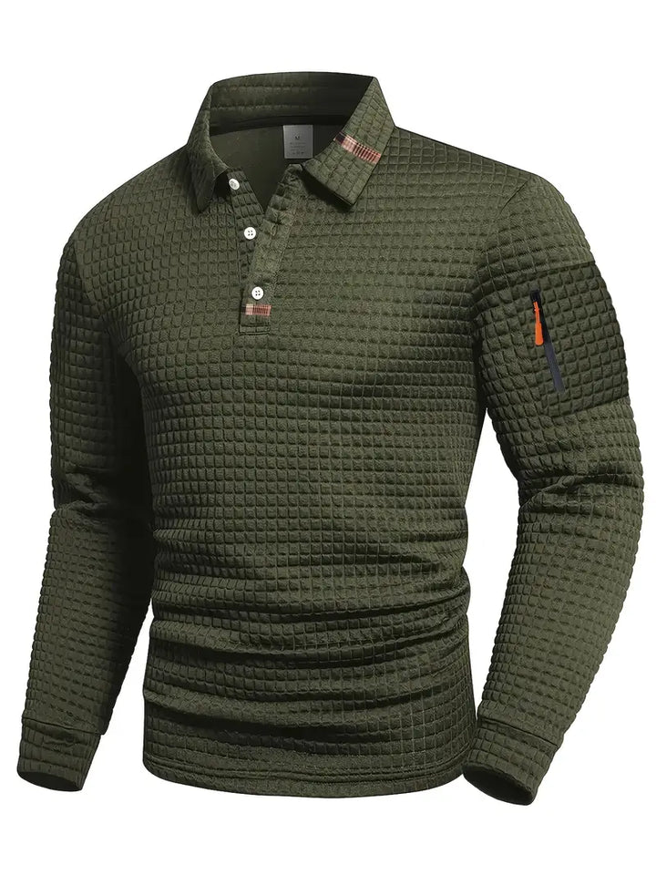 Aaron | Poloshirt met Mouwzak
