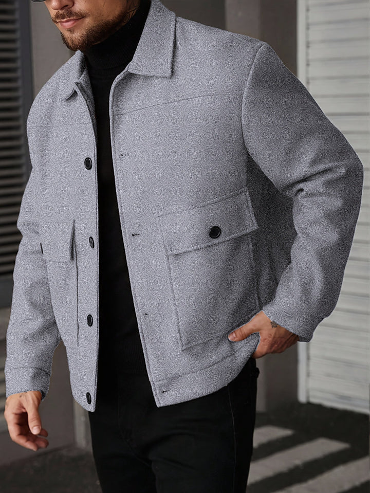 Donovan | Gestructureerde Utility Jacket