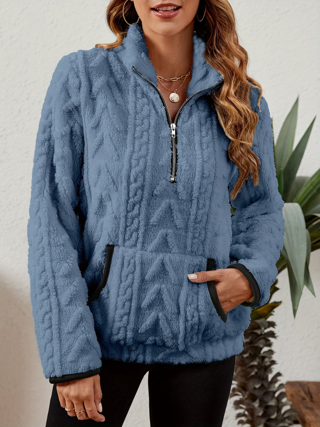 Delilah | Gezellige Half-Zip Pullover