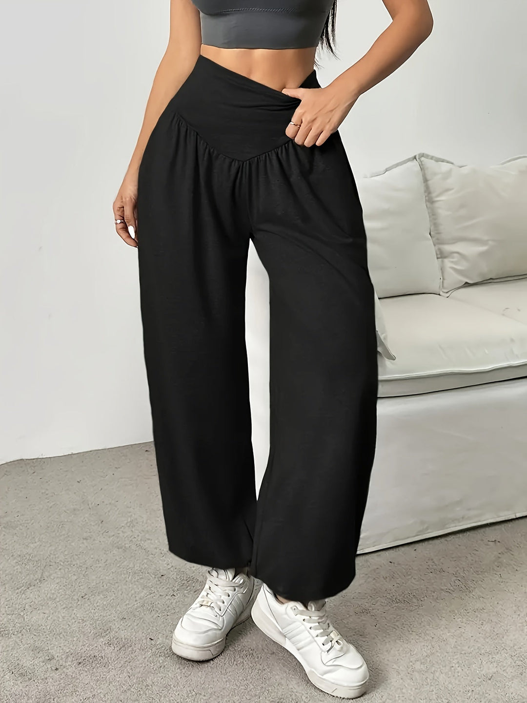 Ramona | Hoge Taille Wijde Loungebroek