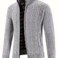 Walter | Textured Full-Zip Cardigan