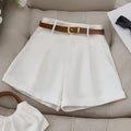 Blythe | Op maat gemaakte Hoge Taille Shorts met Riem