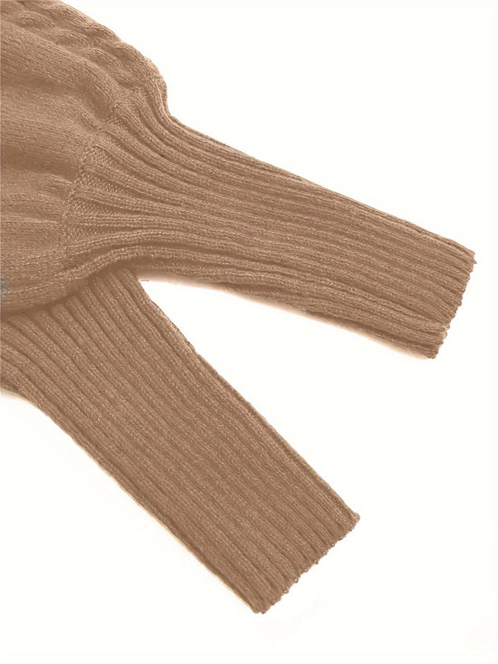 Eloise | Textured Half-Collar Sweater
