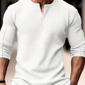 Carson | Getextureerde Lange Mouwen Henley