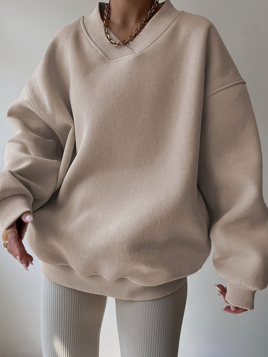 Hazel | Ontspannen Half-Zip Sweatshirt