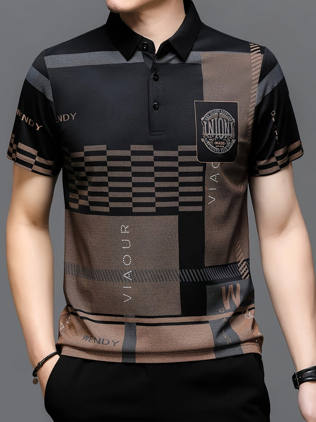 Nathaniel | Verfijnde Kleurblok Polo Shirt