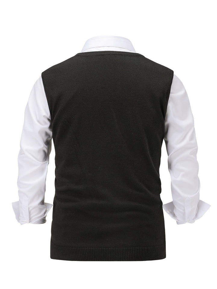Chandler | Klassieke Argyle Trui Vest