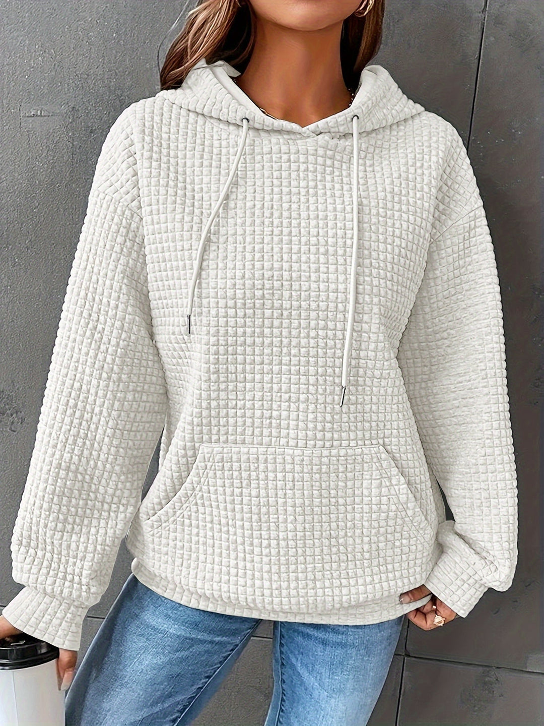 Serena | Gezellige Textuur Hoodie