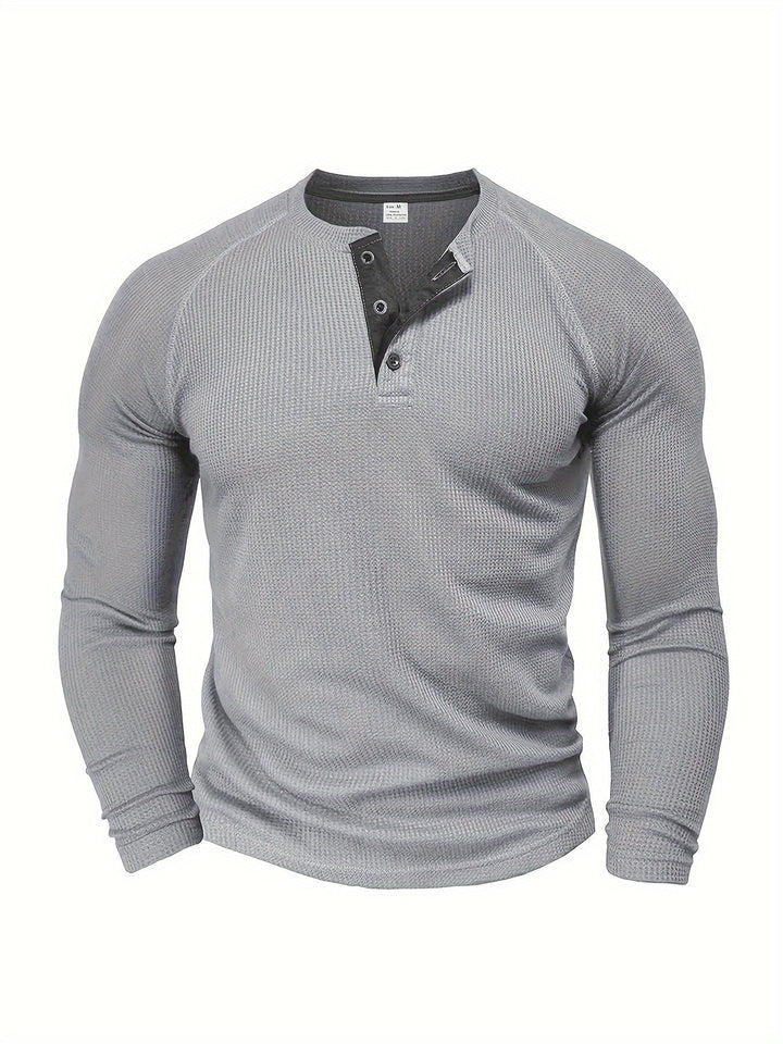 Graham | Klassieke Button Henley Shirt