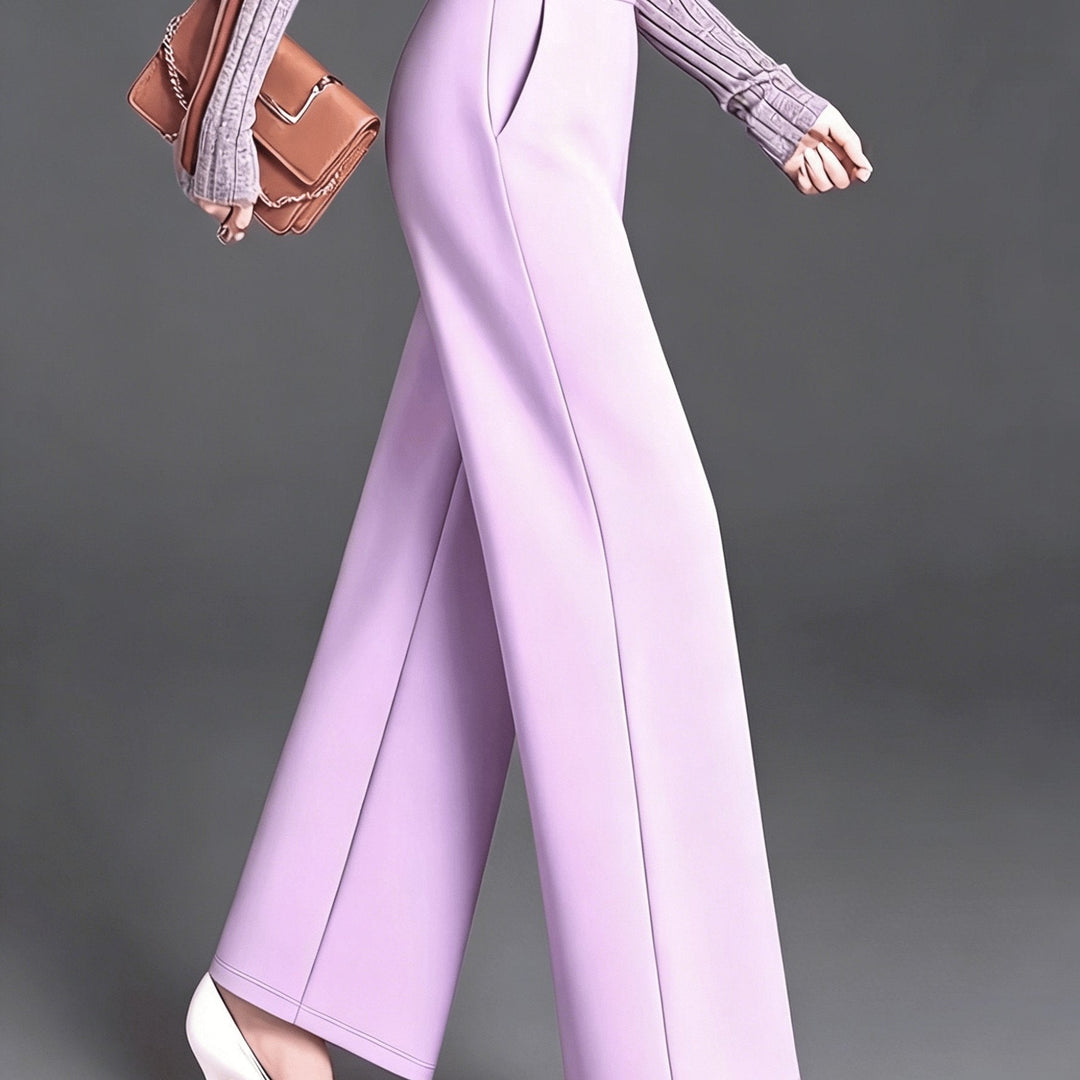 Josie | Hoge Taille Wijde Pantalon